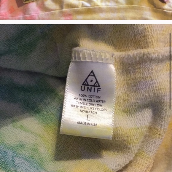 Unif tie dye day dreamer sweater L - Picture 4 of 7